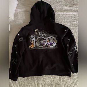 Disney 100 limited edition embroidered zip up size xl
